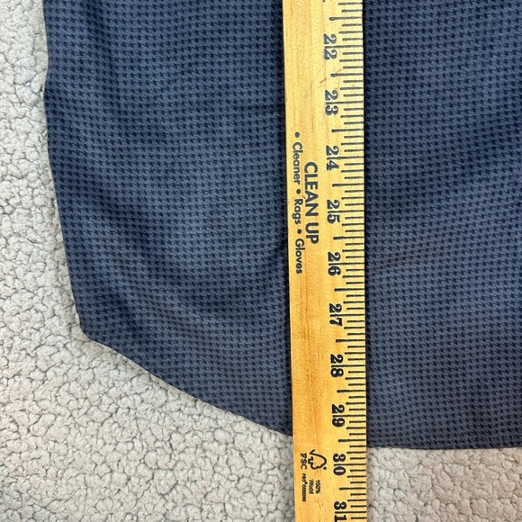 Firethorn Silver Mens Long Sleeve Button Down Shirt Blue Black Size Large - Picture 5 of 6